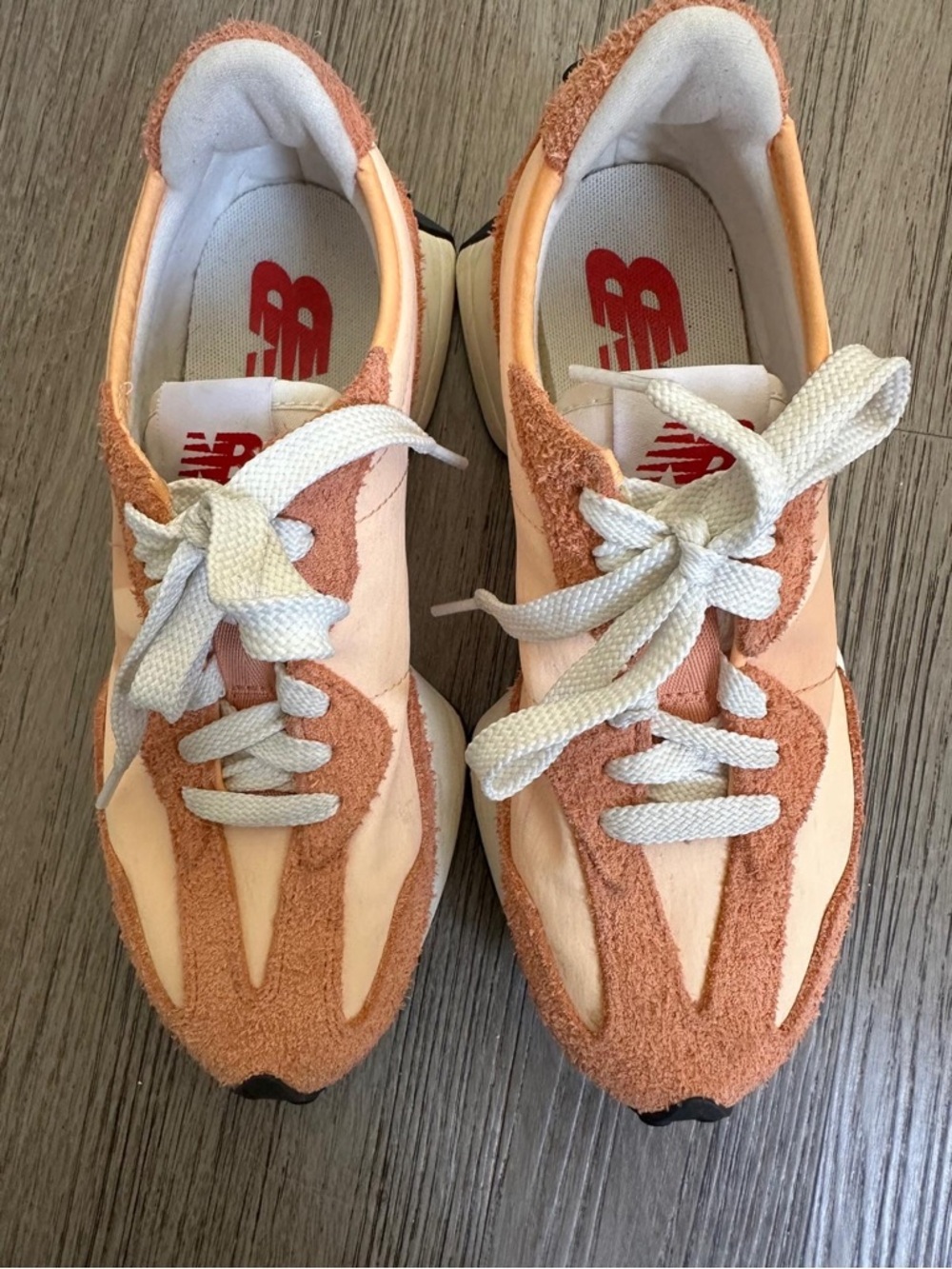 327 New Balance copper / peach blossom